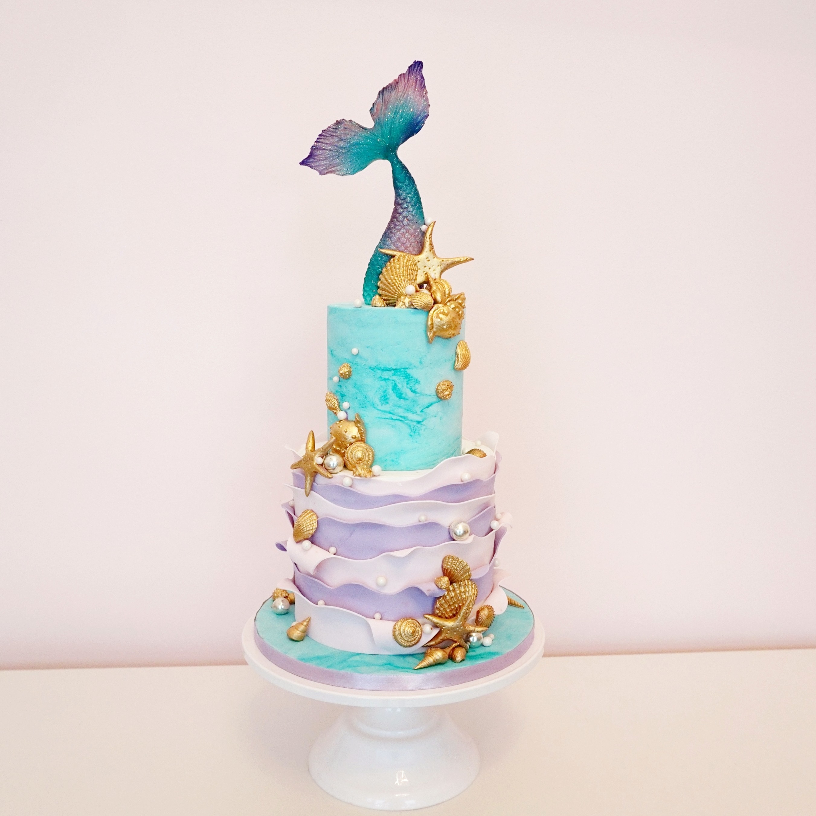 8.5Hour Mermaid Ocean Cake Basic Class