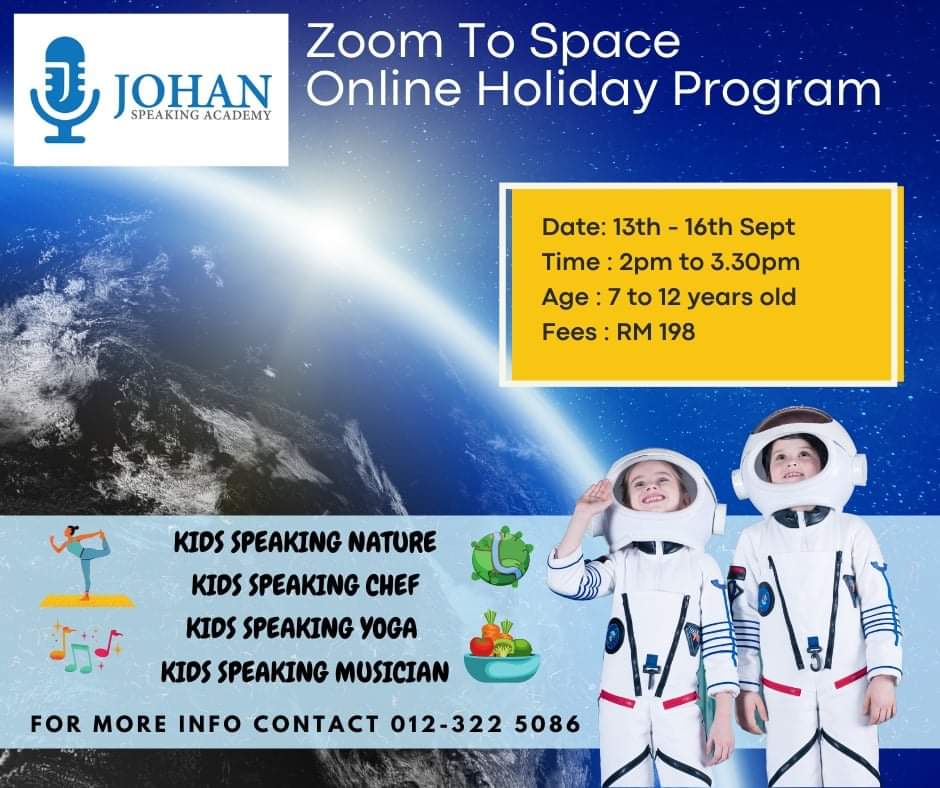 Zoom To Space (Online Holiday Program)