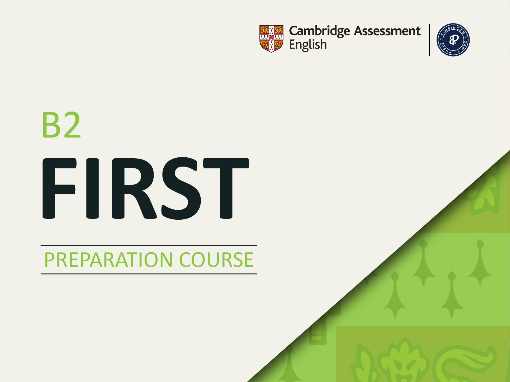 Cambridge English | B2 First - 11 months course